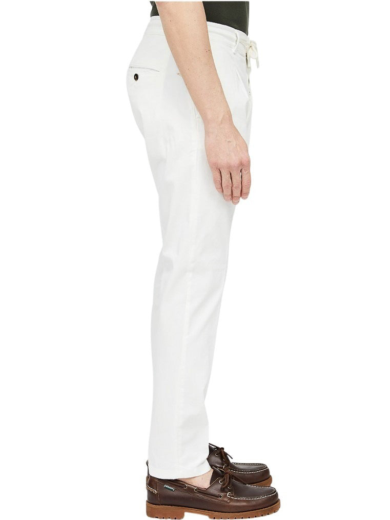 Pantalone Mitte in Gabardina Bianco