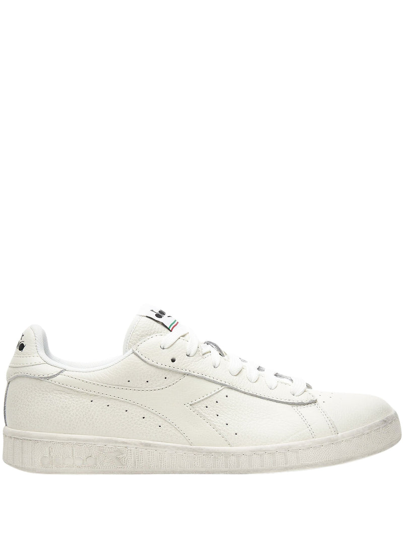 Sneakers Game L Low Waxed Bianca